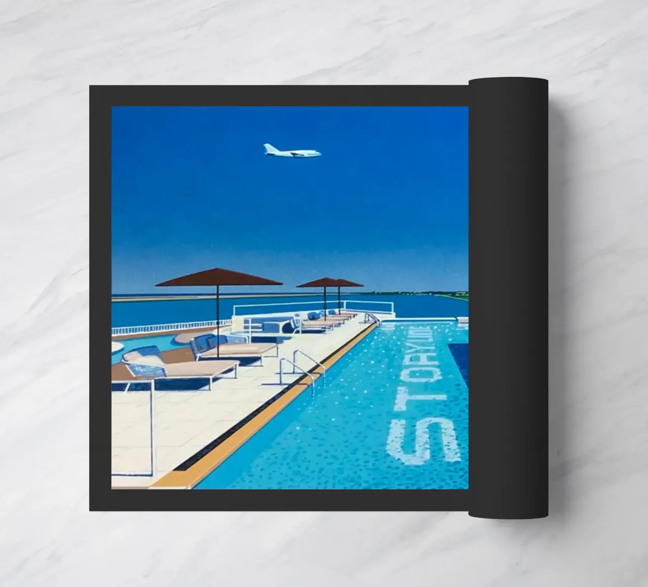 Piscina e mare - Hiroshi Nagai zerbino da Perdana shop