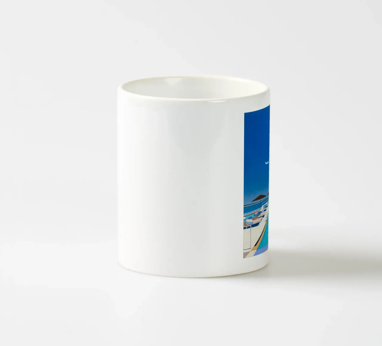 Piscina e mare - Hiroshi Nagai tazza in ceramica da Perdana shop