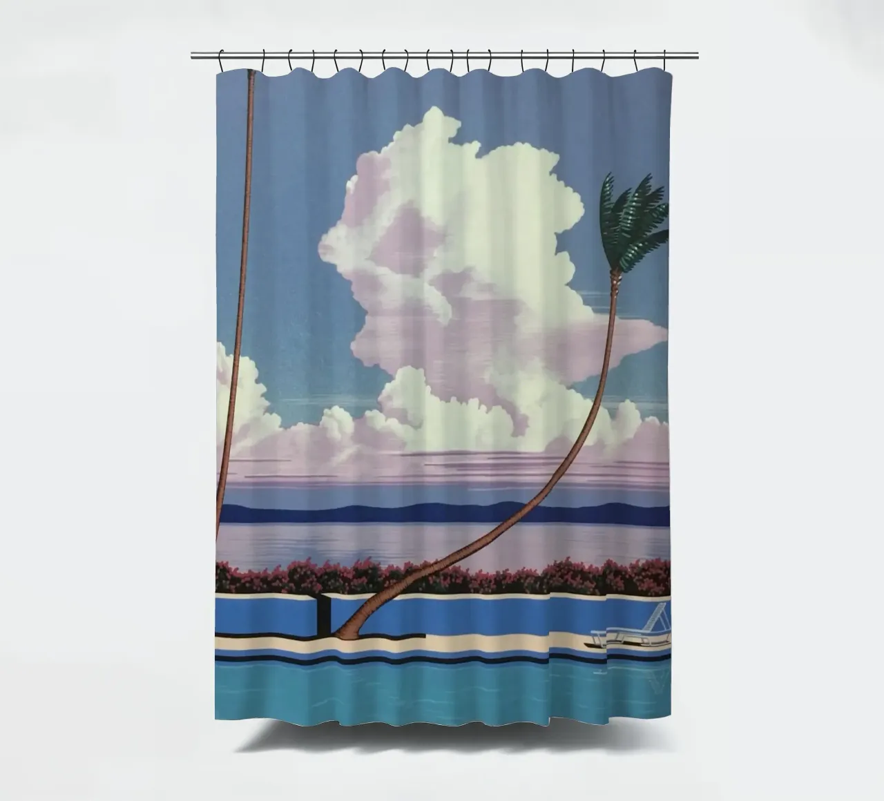 Scenery Sea - nagai shower curtain by Perdana shop