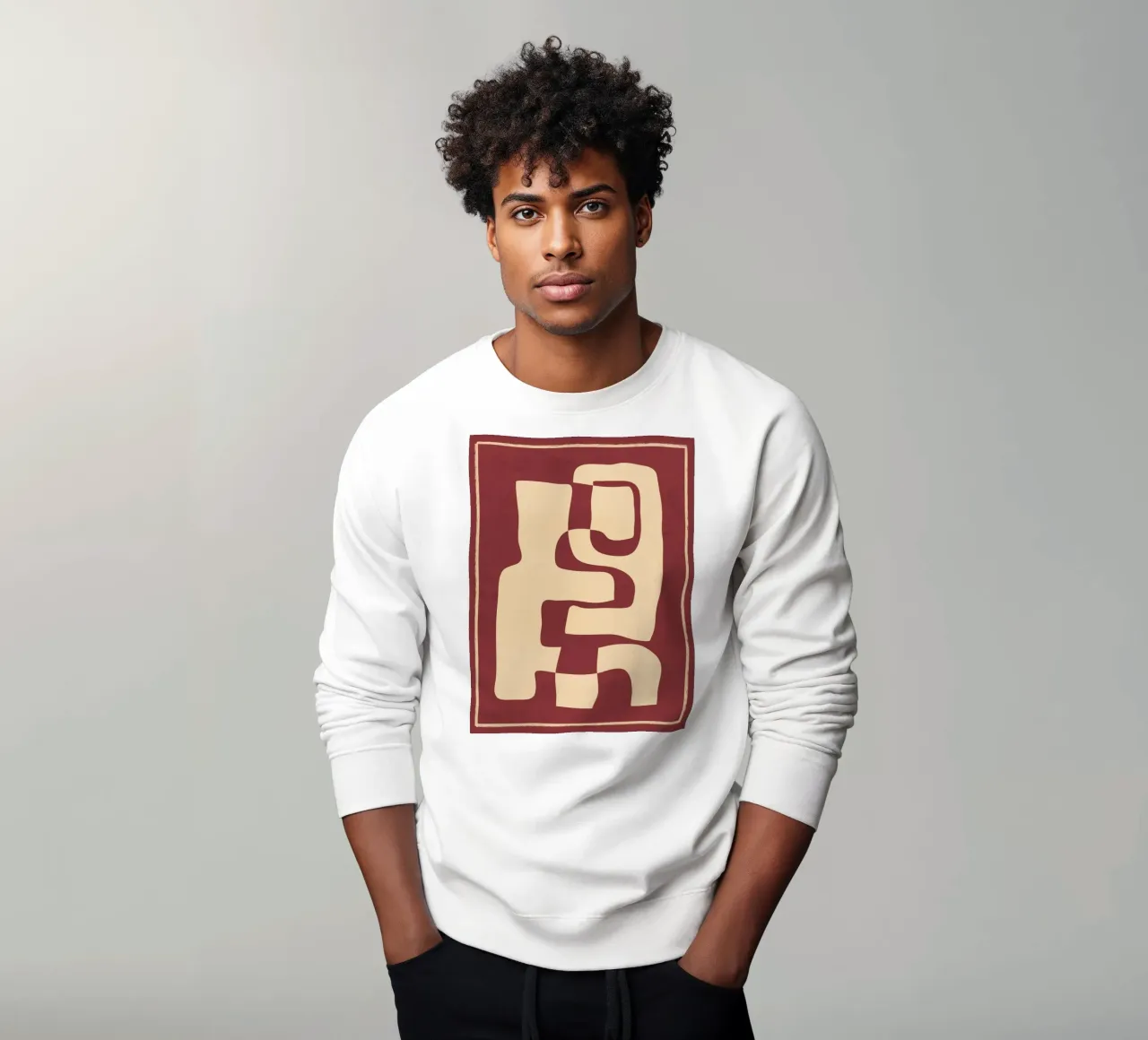 Arte astratta 55A felpa da ThingDesign