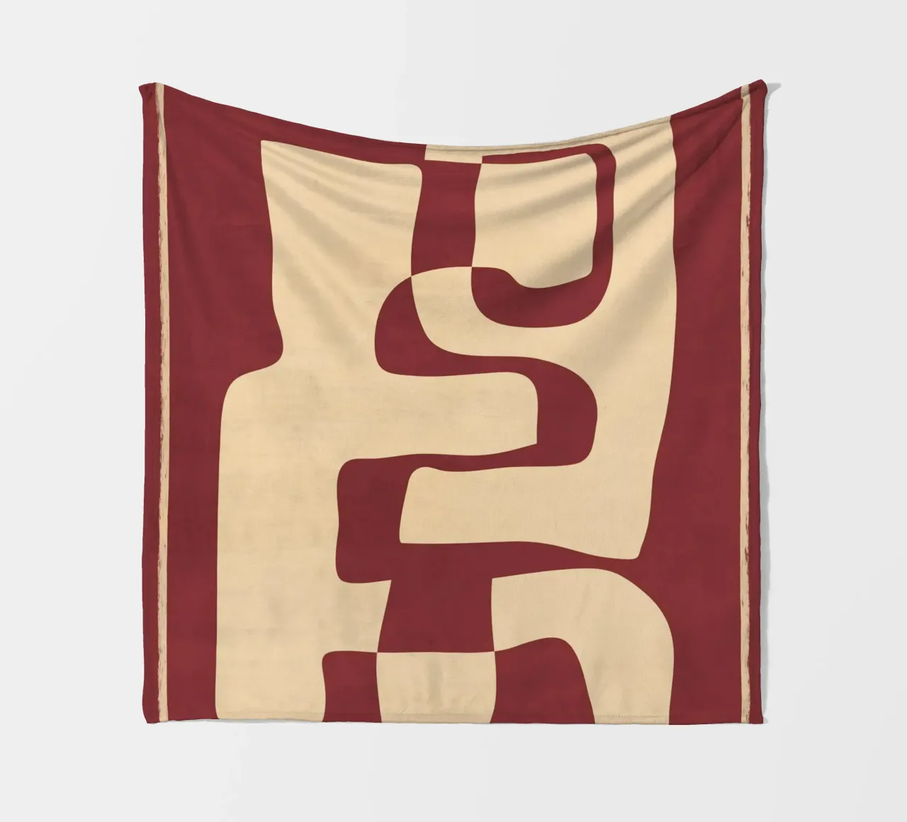 Abstract Art 55A fleece blanket by ThingDesign