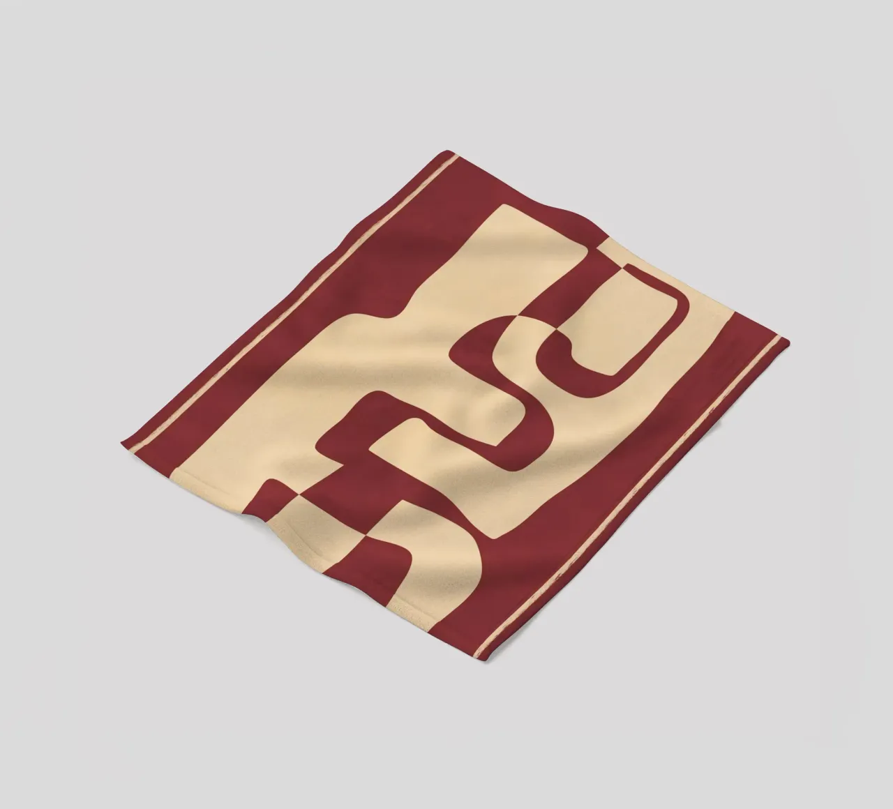 Abstract Art 55A fleece blanket by ThingDesign