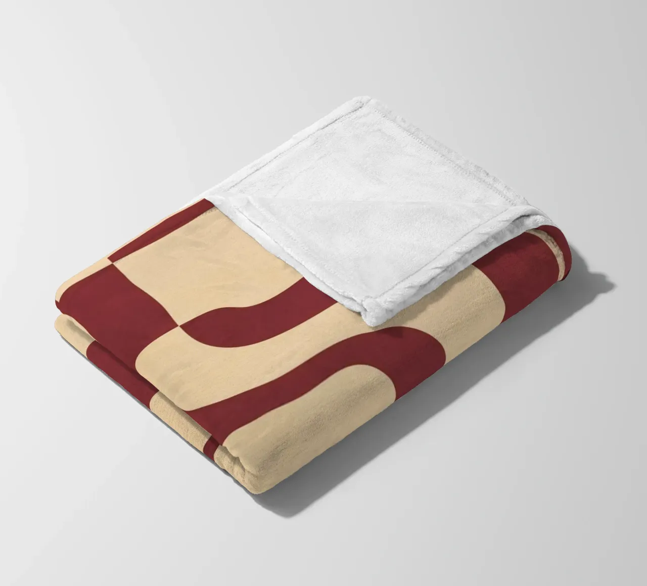 Abstract Art 55A fleece blanket by ThingDesign
