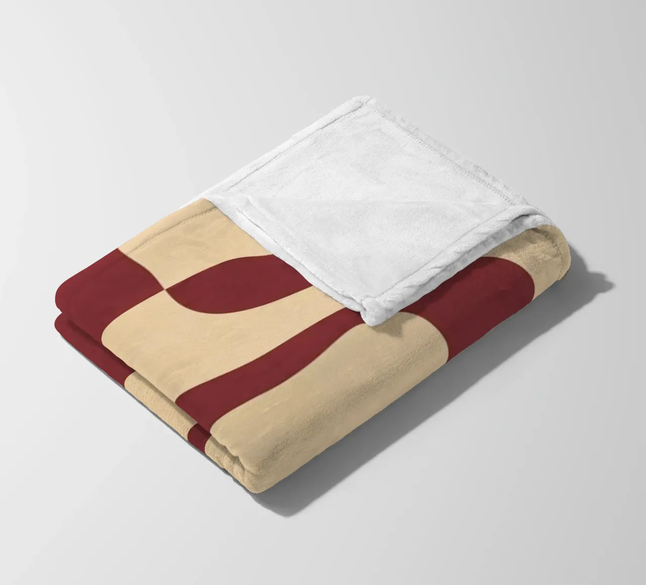Abstract Art 55A fleece blanket by ThingDesign