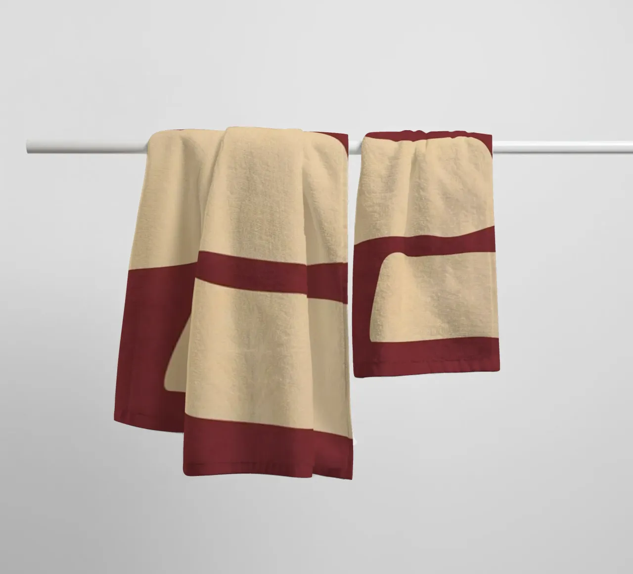 Arte astratta 55A asciugamano da bagno da ThingDesign