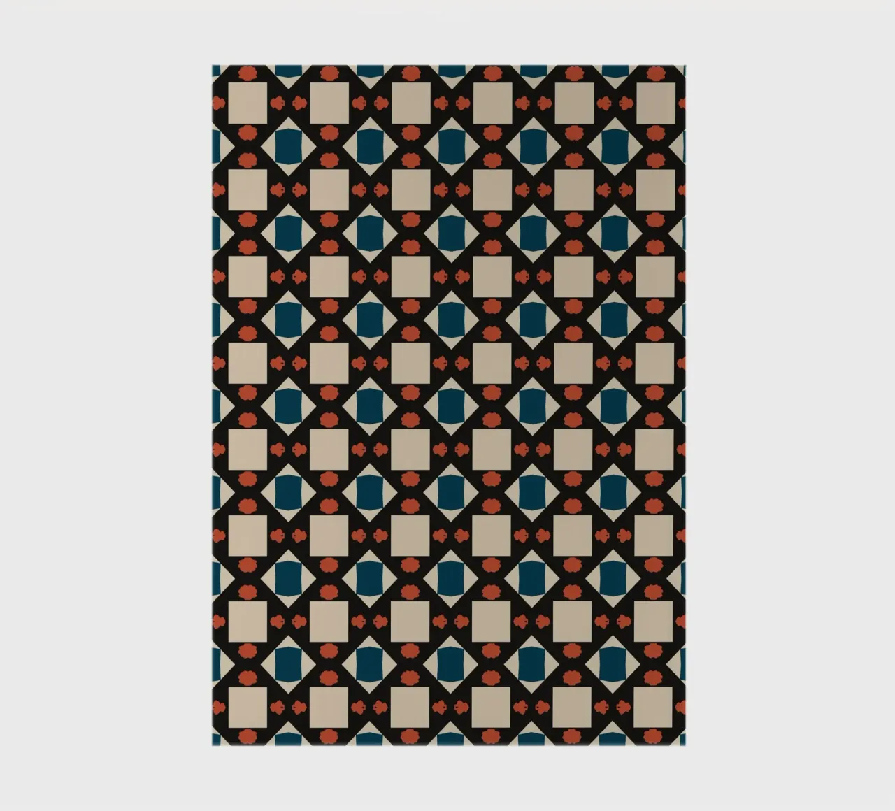 Geometrical pattern boho notebook by Little Dean