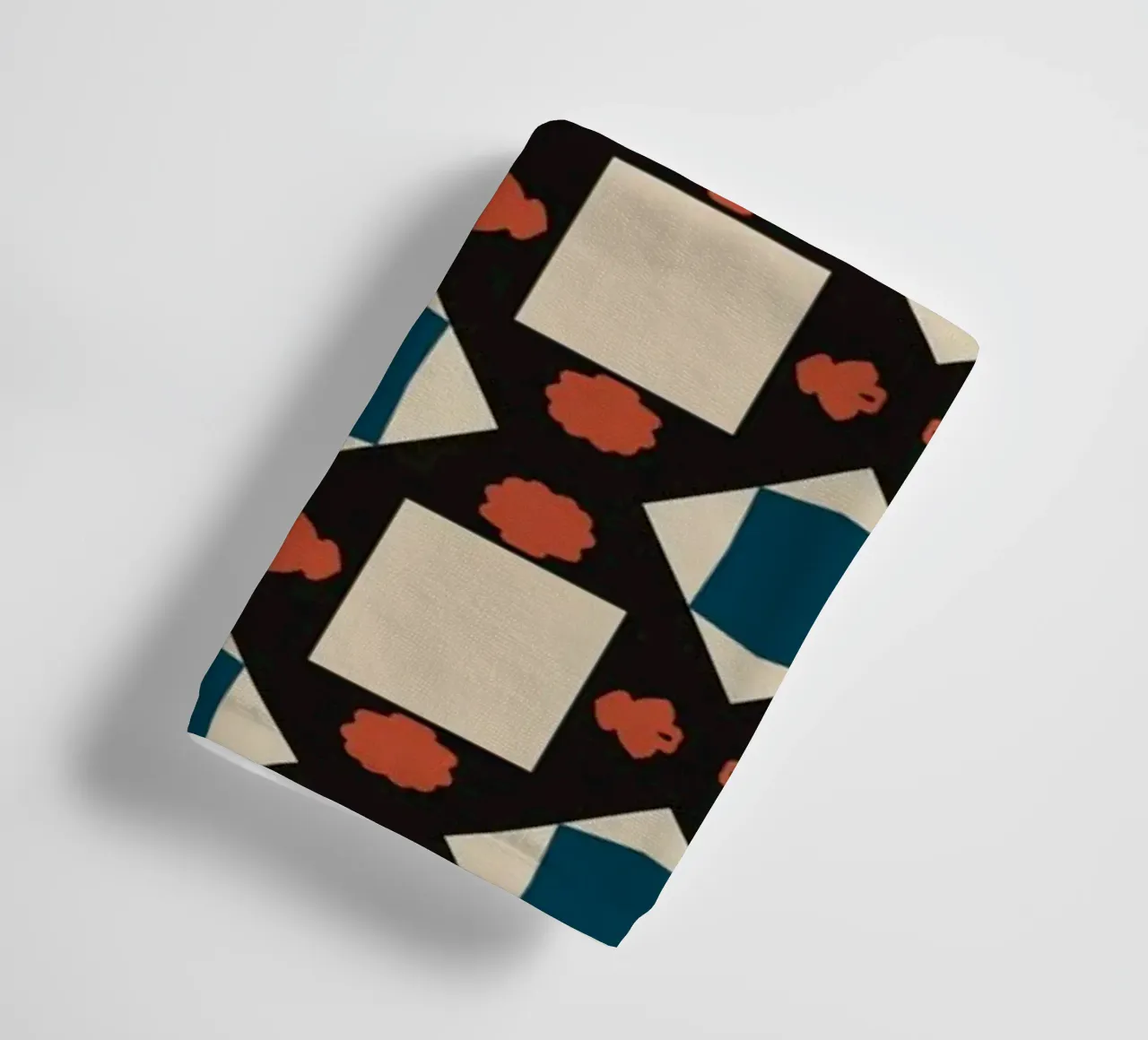 Geometrical pattern boho towel by Little Dean