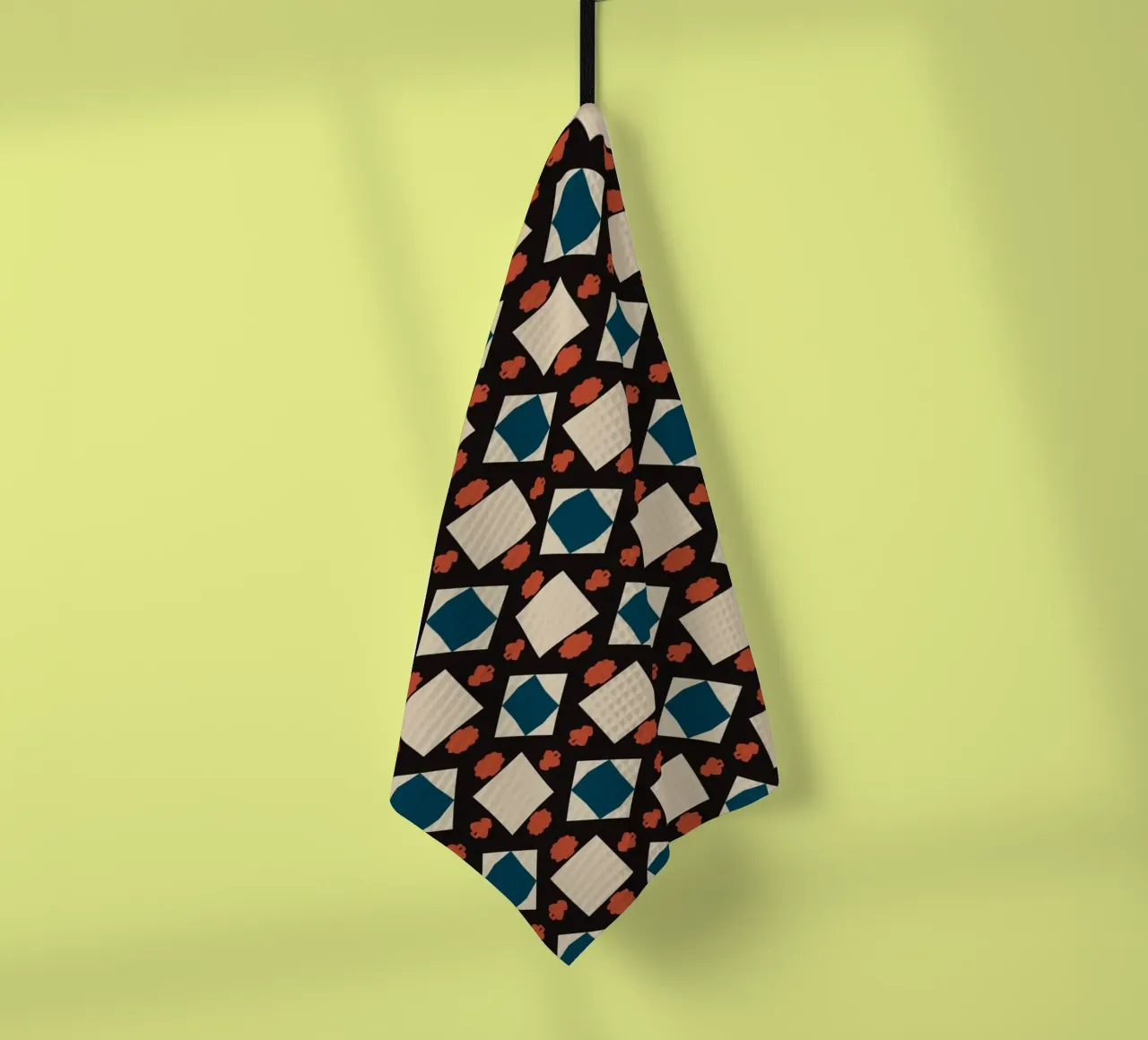 Motif géométrique boho torchon de Little Dean