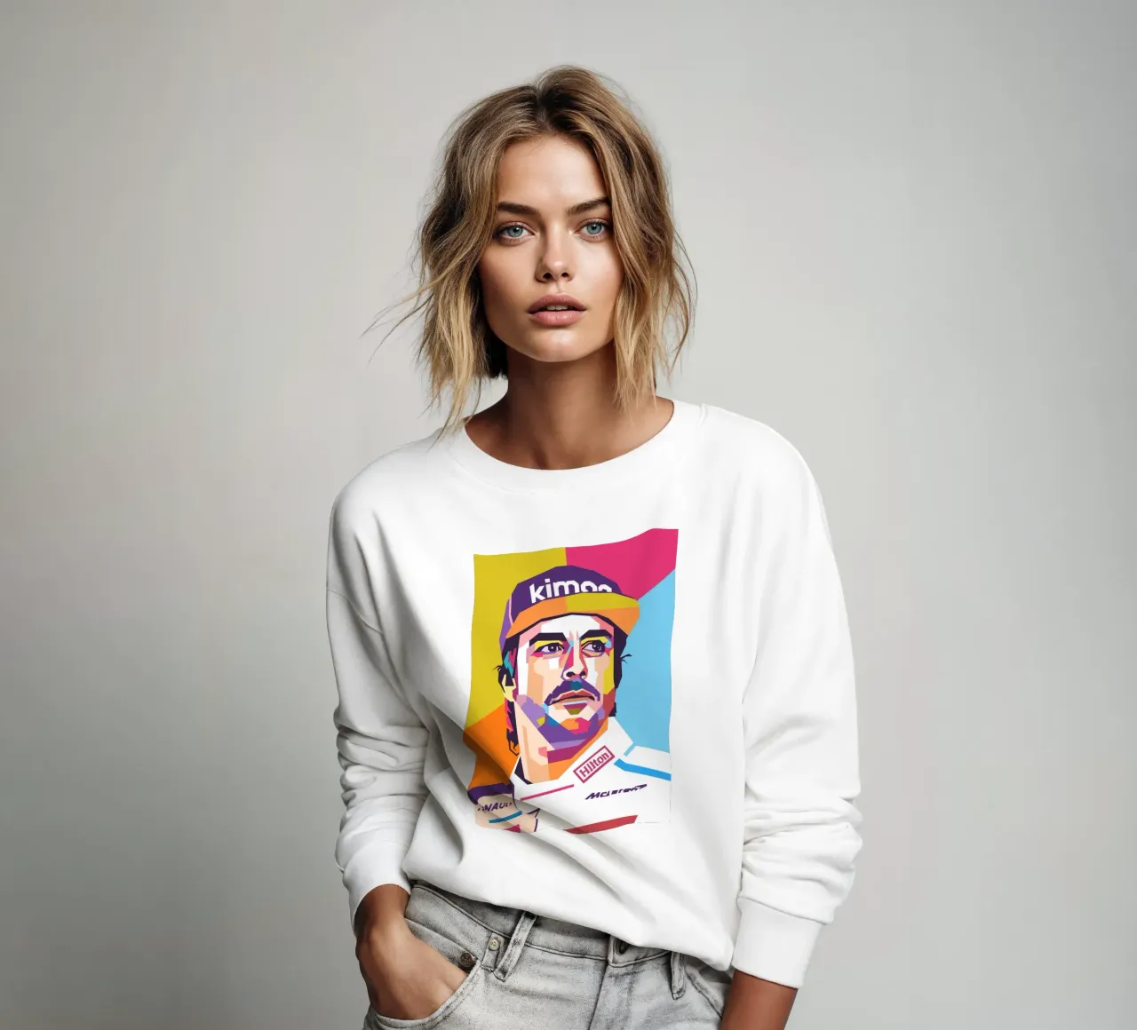 Fernando Alonso Formula Uno felpa da Hantamrata