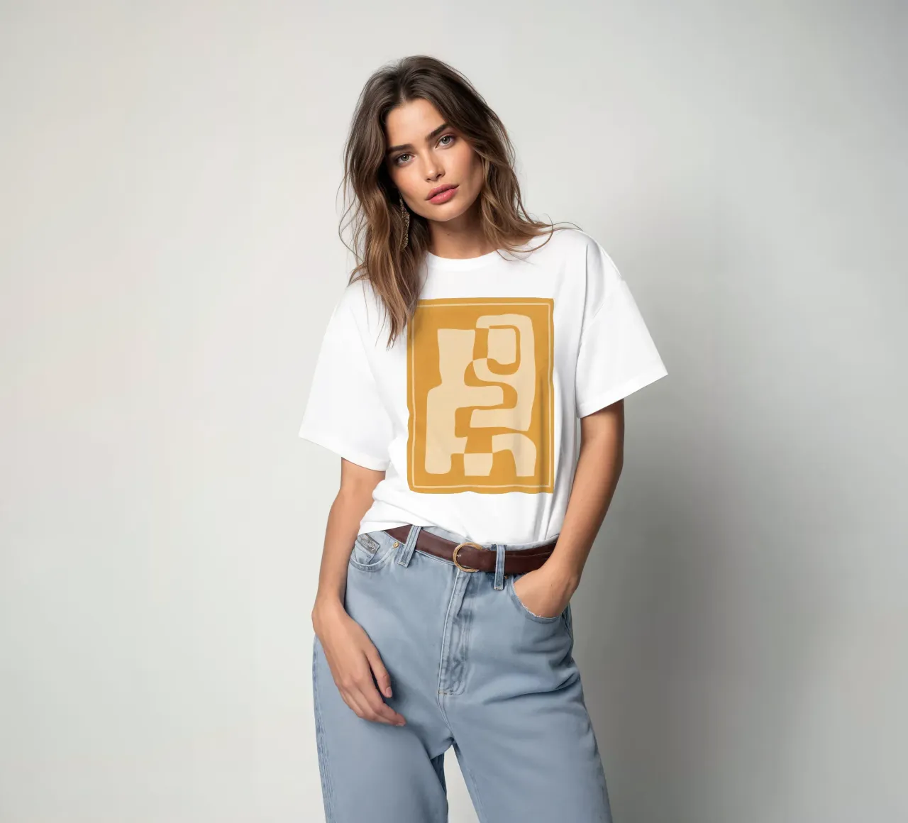 Arte astratta 55b t-shirt da ThingDesign