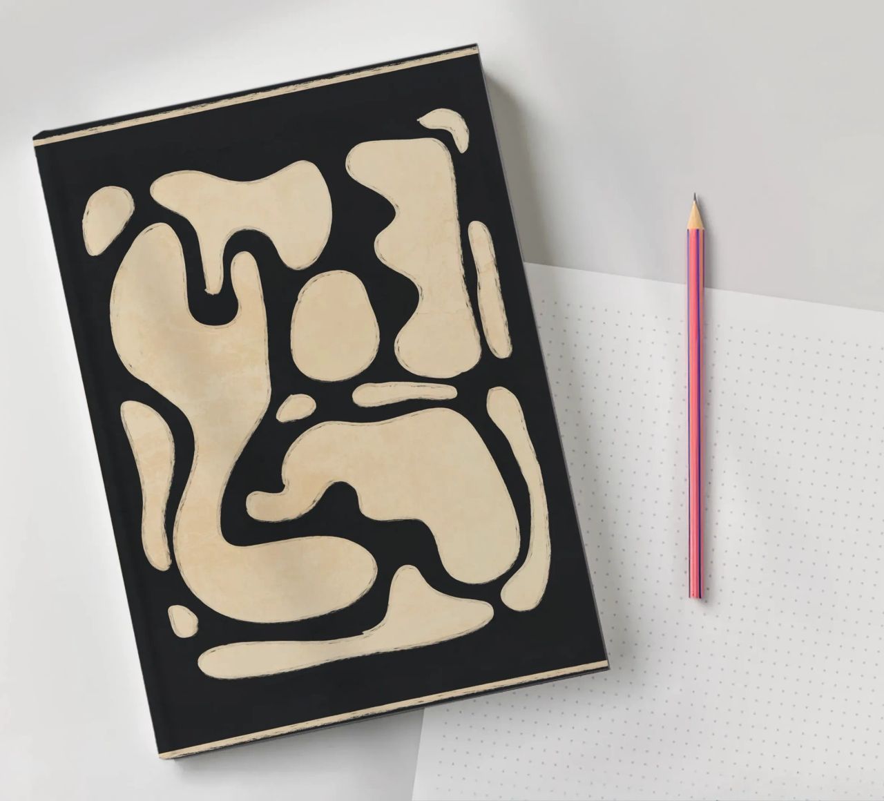 Modern Abstract Minimal Shapes 20 notebook by ThingDesign