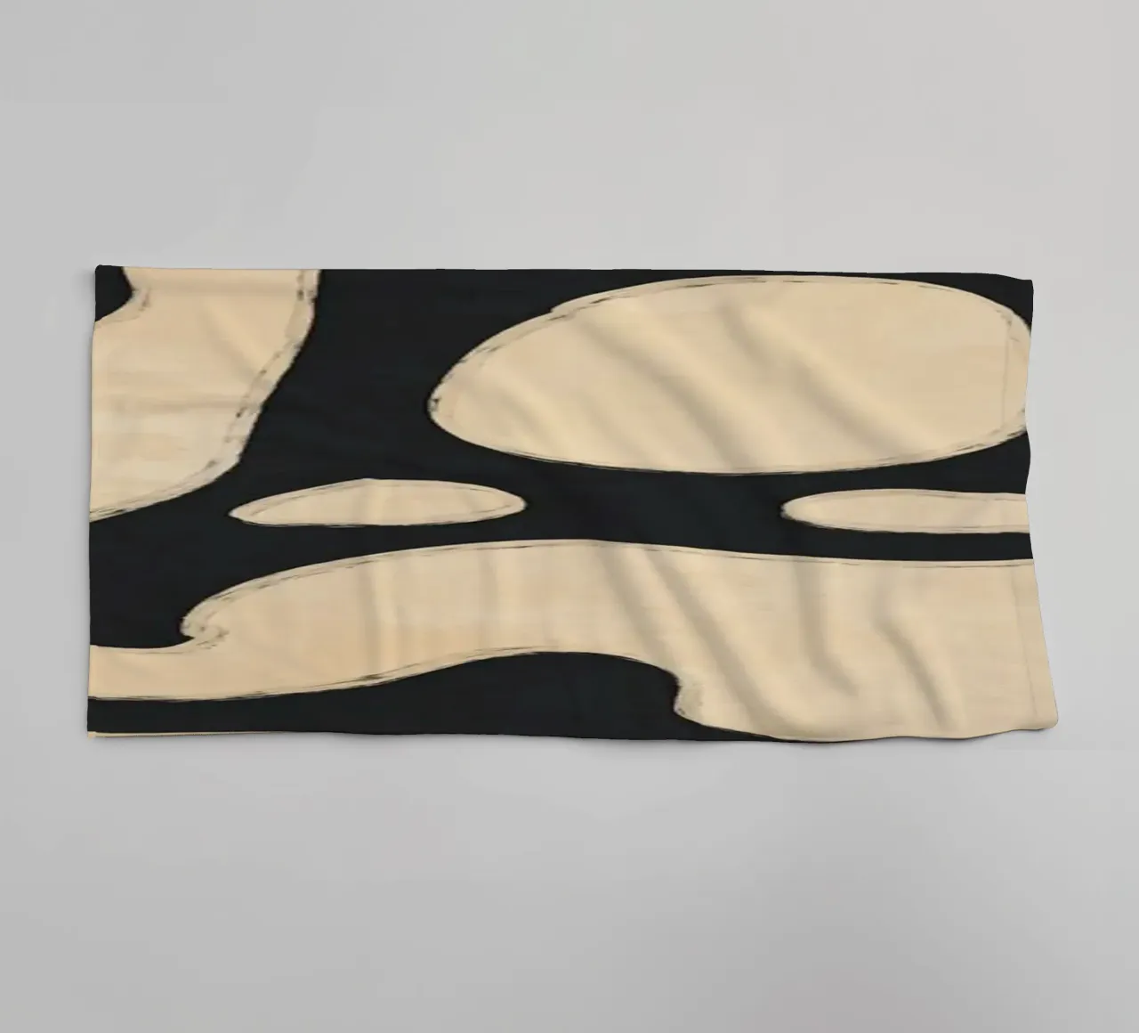 Modern Abstract Minimal Shapes 20 towel by ThingDesign