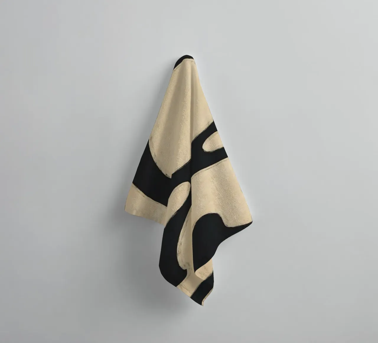 Modern Abstract Minimal Shapes 20 towel by ThingDesign