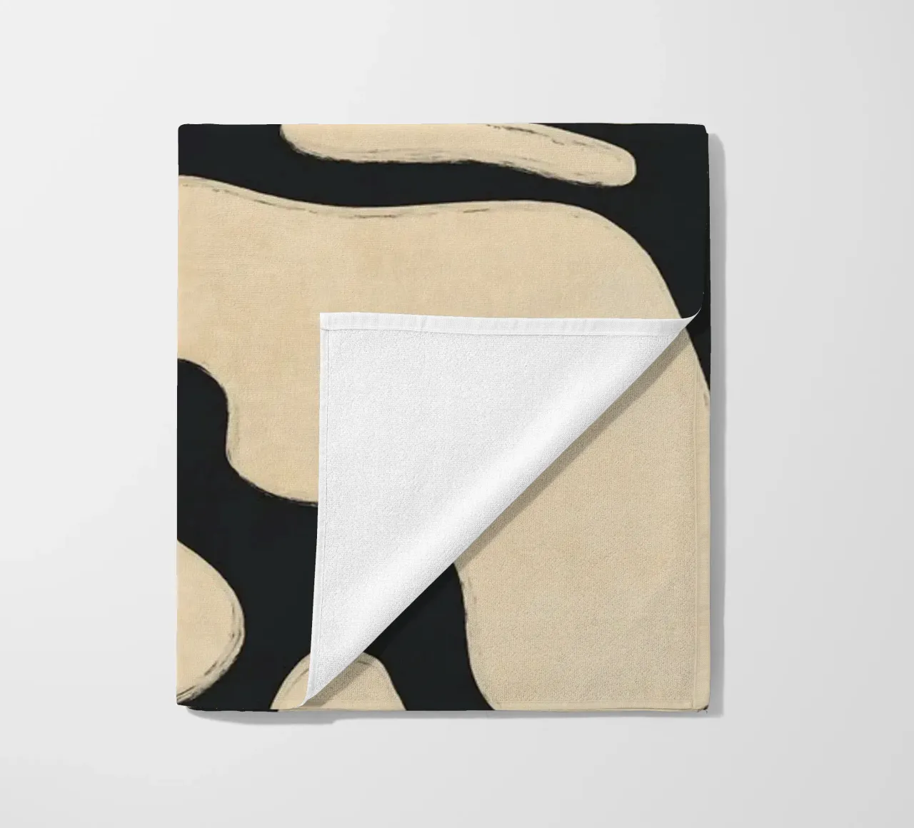 Modern Abstract Minimal Shapes 20 beach towel by ThingDesign