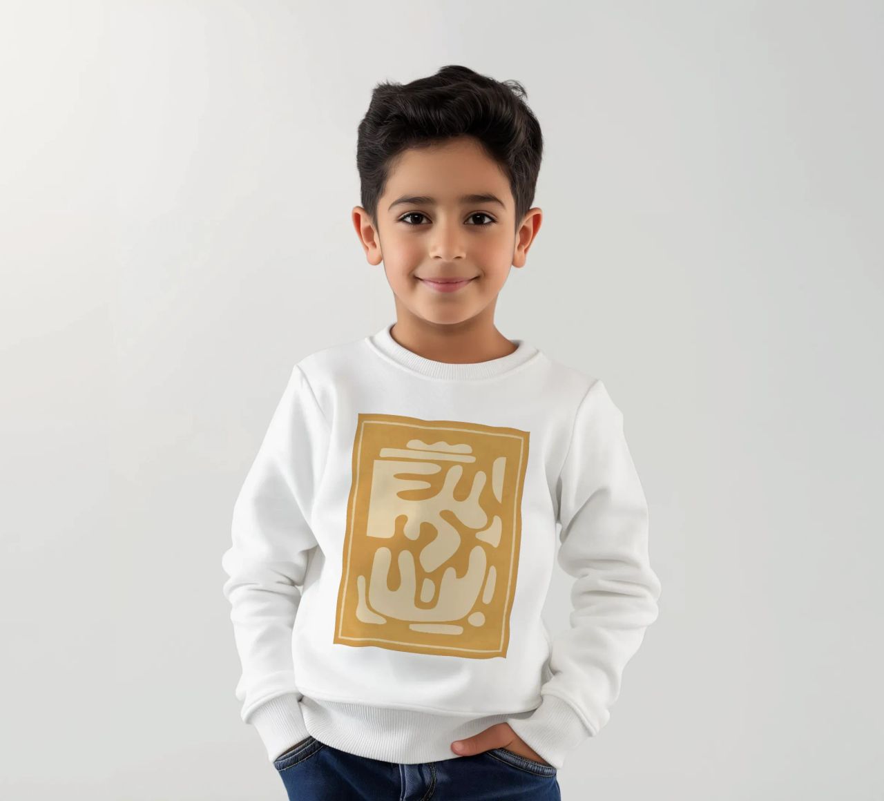 Forme astratte moderne e minimali 21 felpa bambino da ThingDesign