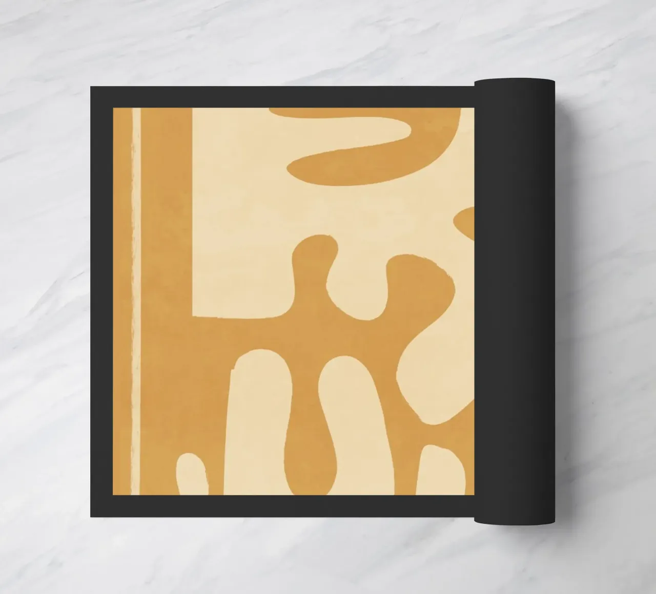 Moderne abstrakte minimale Formen 21 Fußmatte von ThingDesign