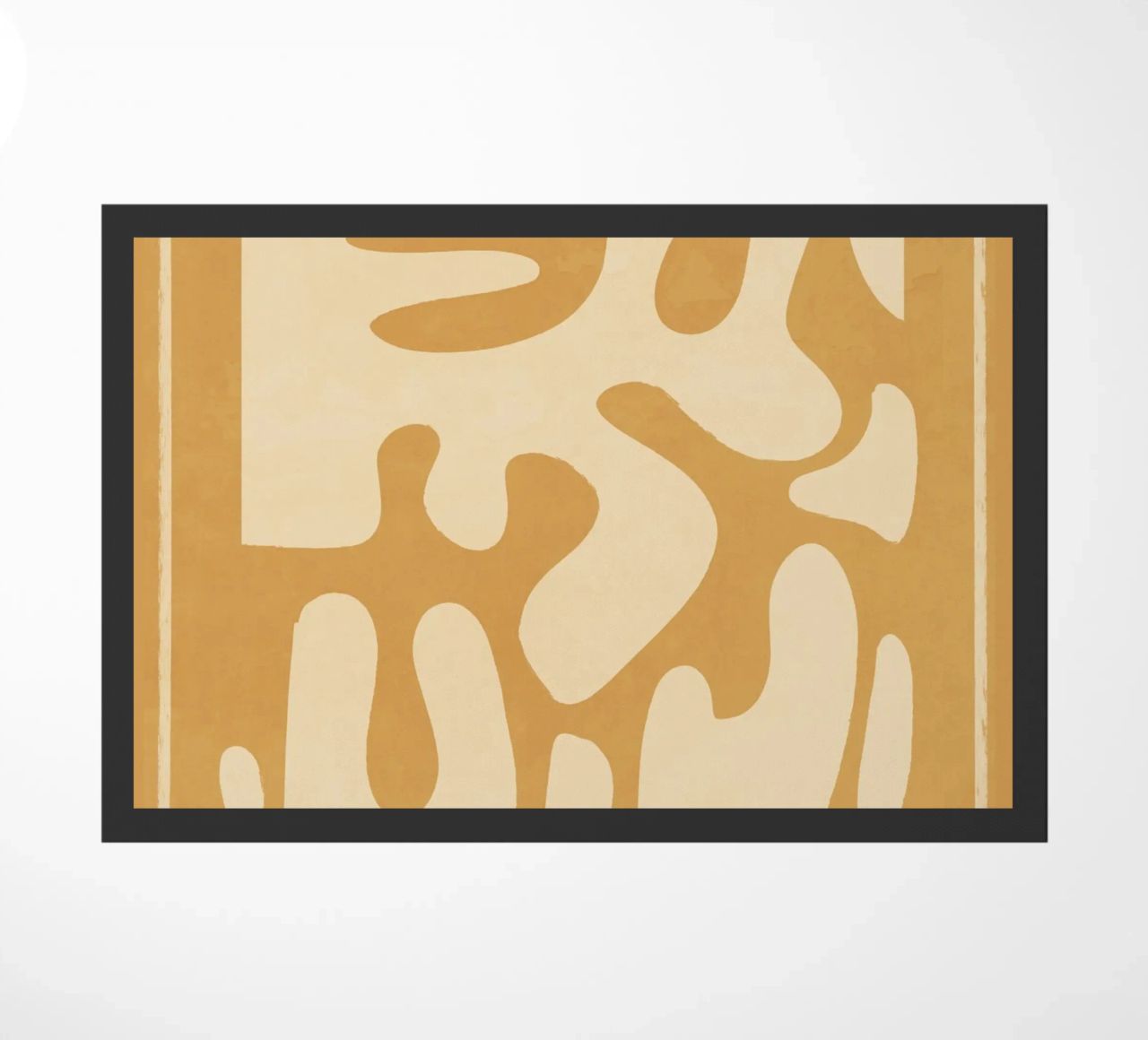 Modern Abstract Minimal Shapes 21 doormat by ThingDesign