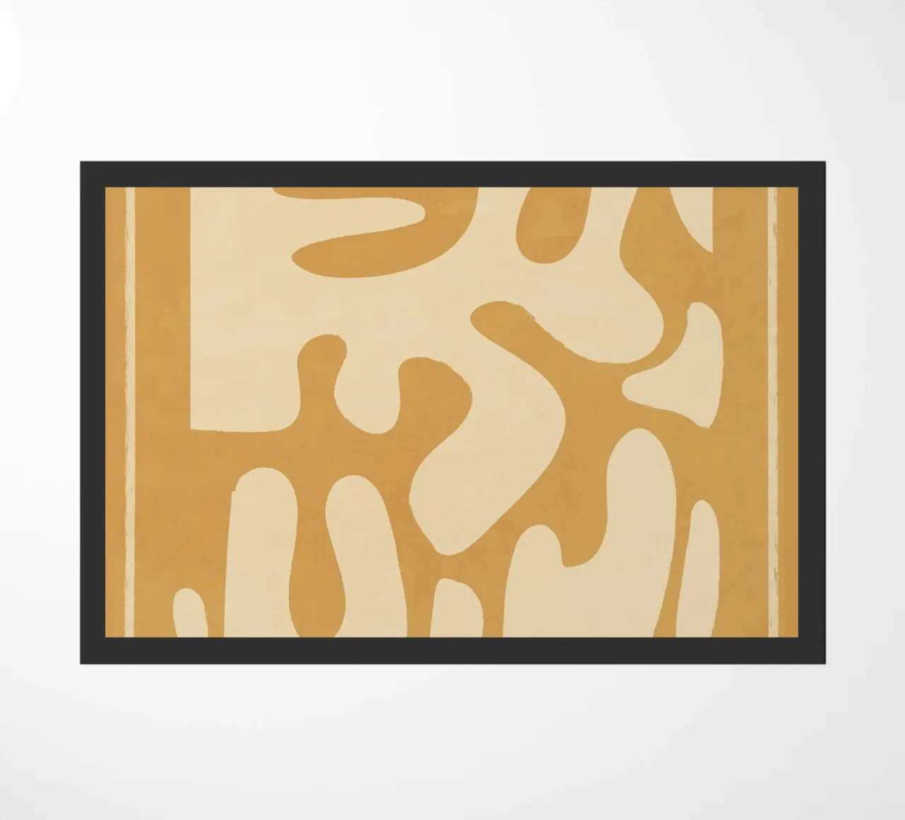 Moderne abstracte minimale vormen 21 deurmat van ThingDesign