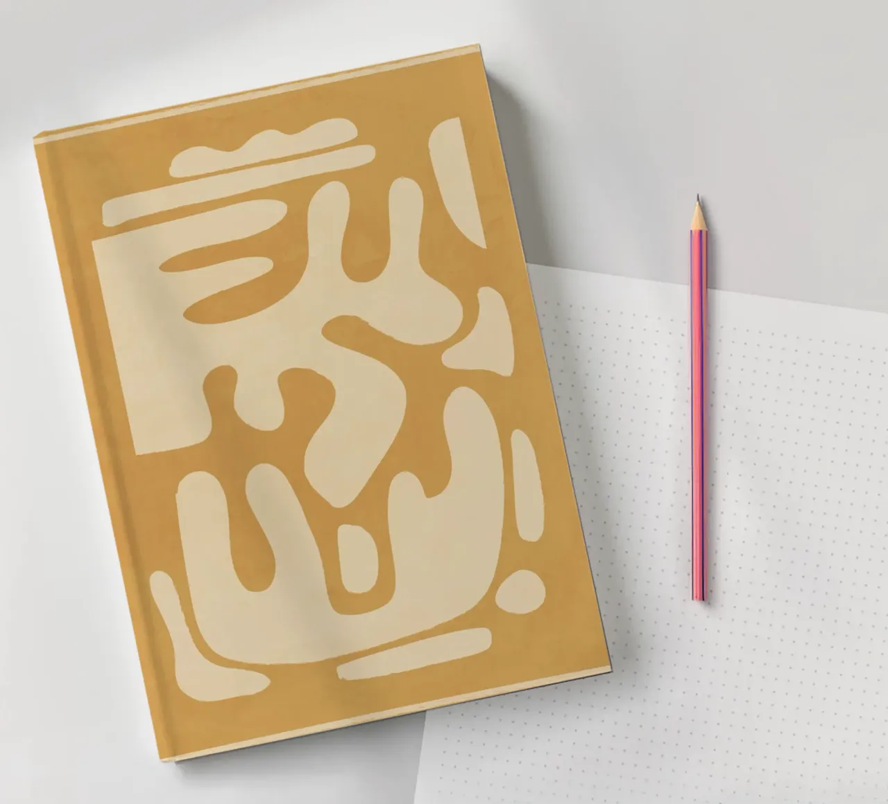 Modern Abstract Minimal Shapes 21 notebook by ThingDesign