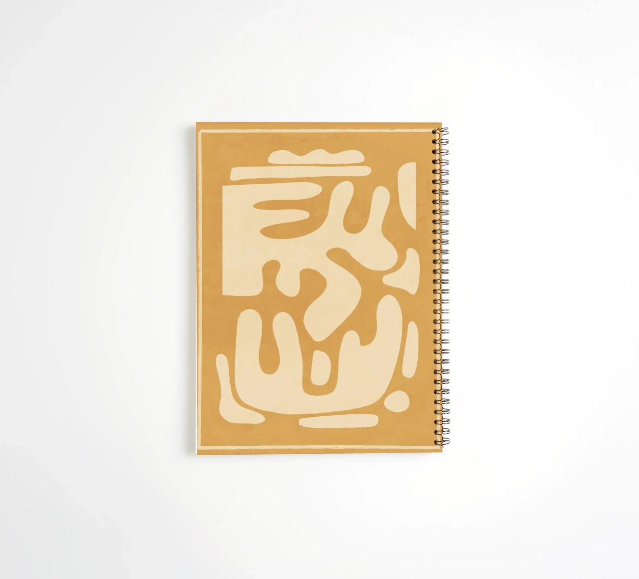Modern Abstract Minimal Shapes 21 spiral notebook by ThingDesign