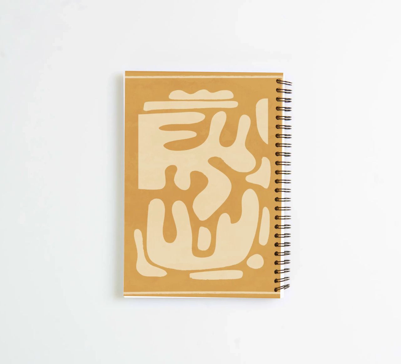 Modern Abstract Minimal Shapes 21 spiral notebook by ThingDesign