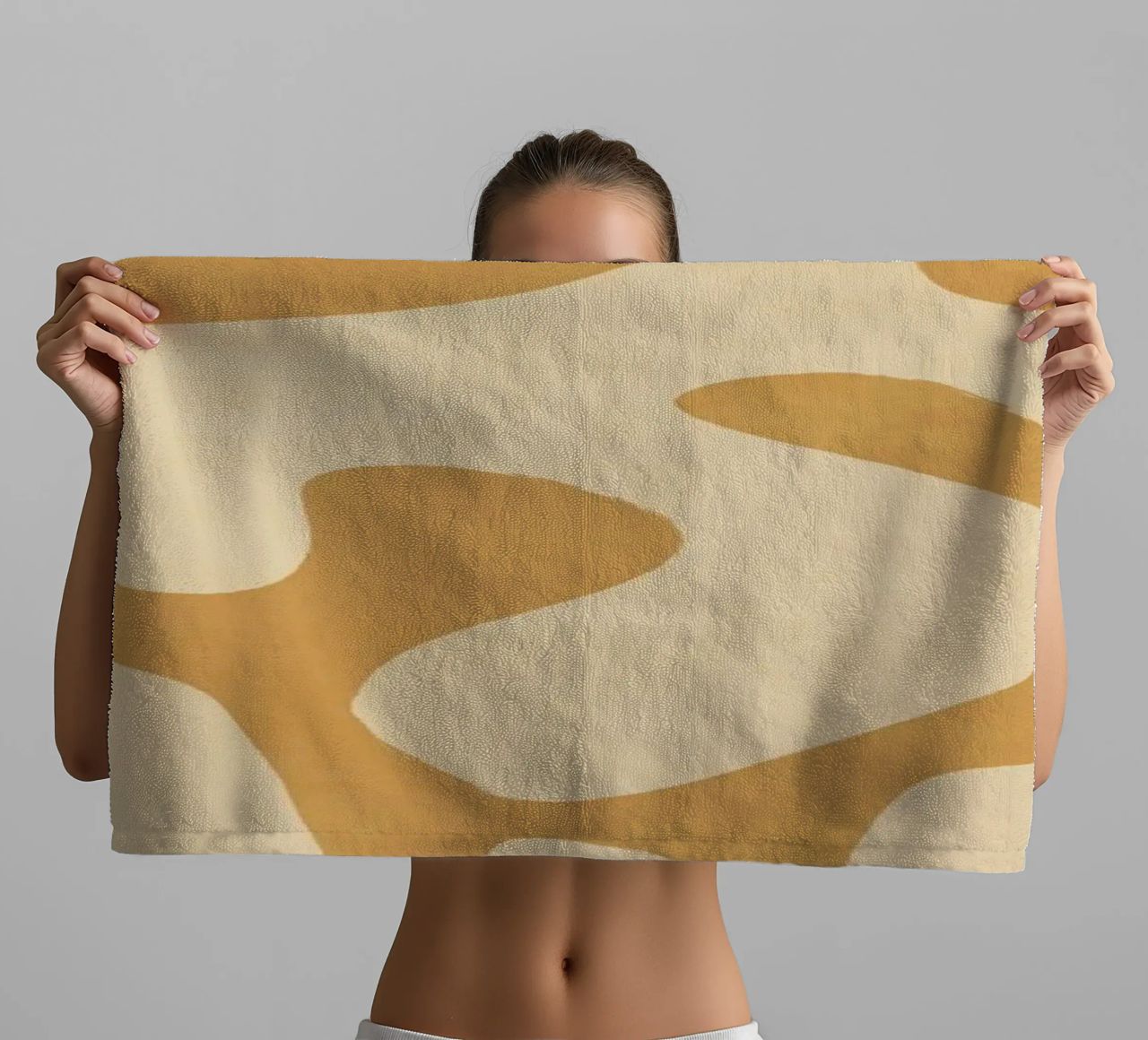 Modern Abstract Minimal Shapes 21 towel by ThingDesign