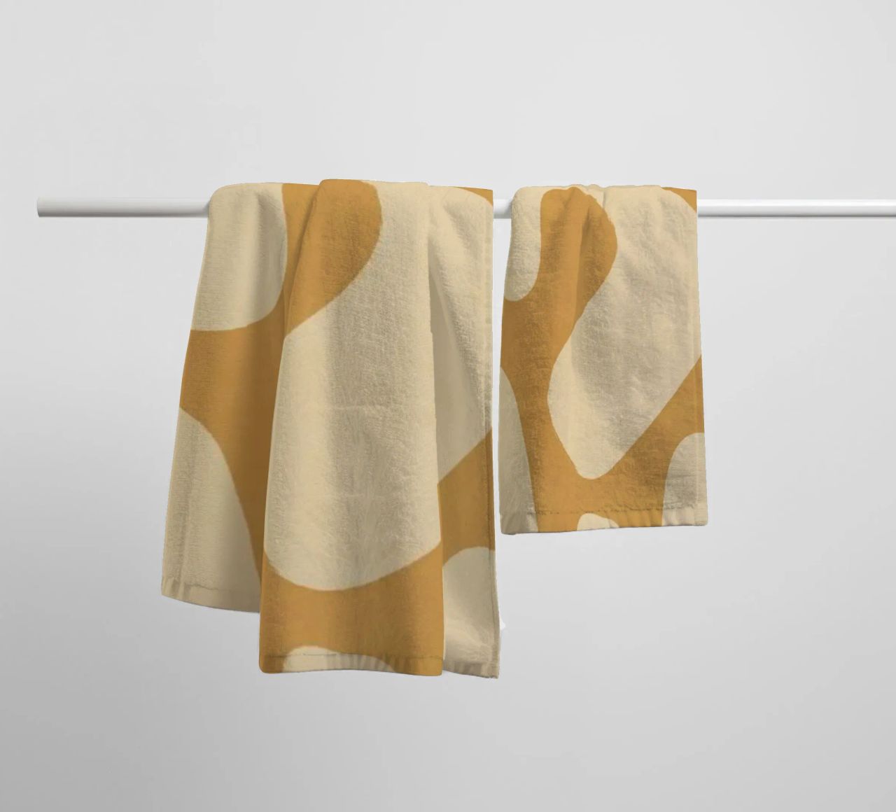 Modern Abstract Minimal Shapes 21 towel by ThingDesign