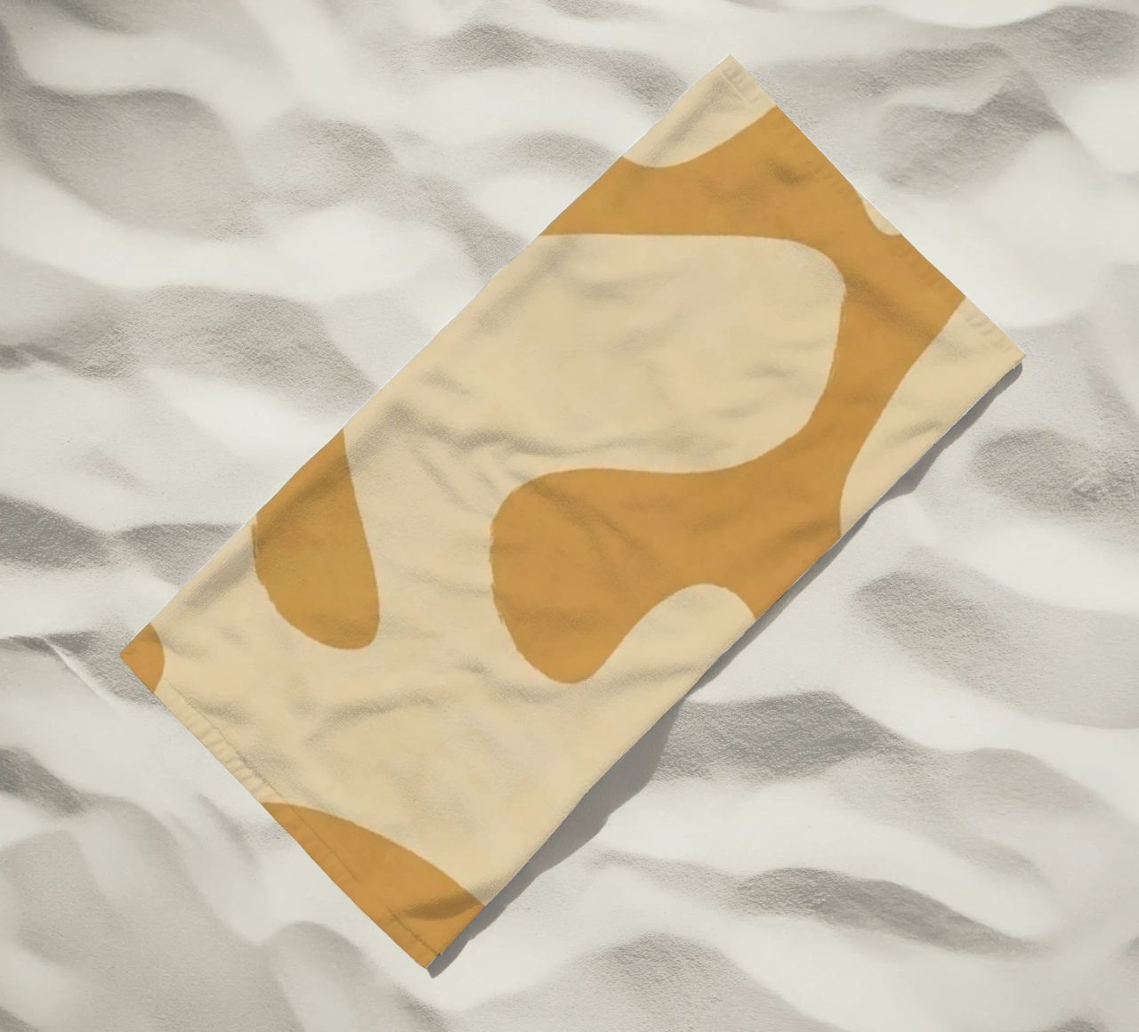 Modern Abstract Minimal Shapes 21 beach towel by ThingDesign