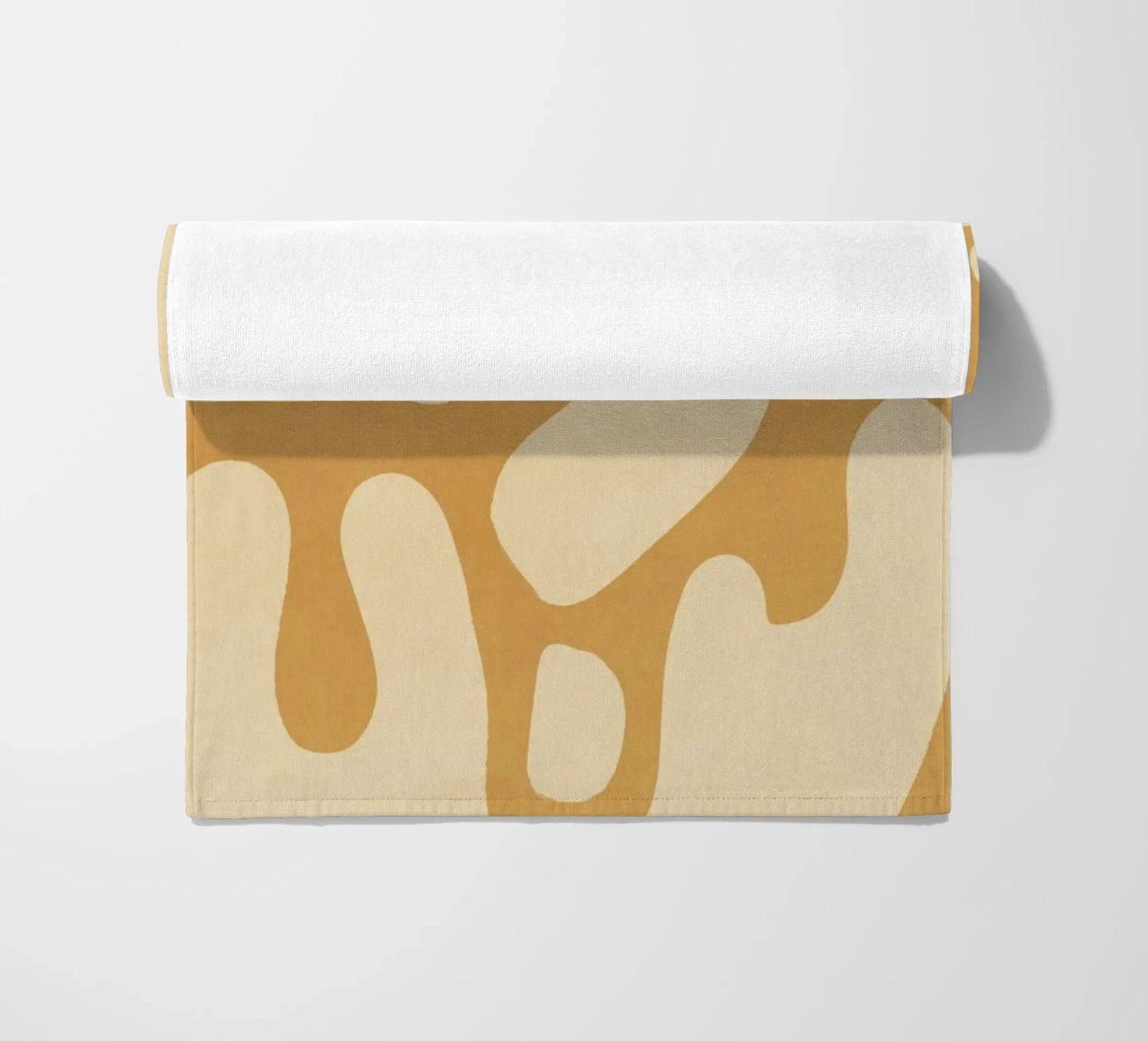 Modern Abstract Minimal Shapes 21 beach towel by ThingDesign