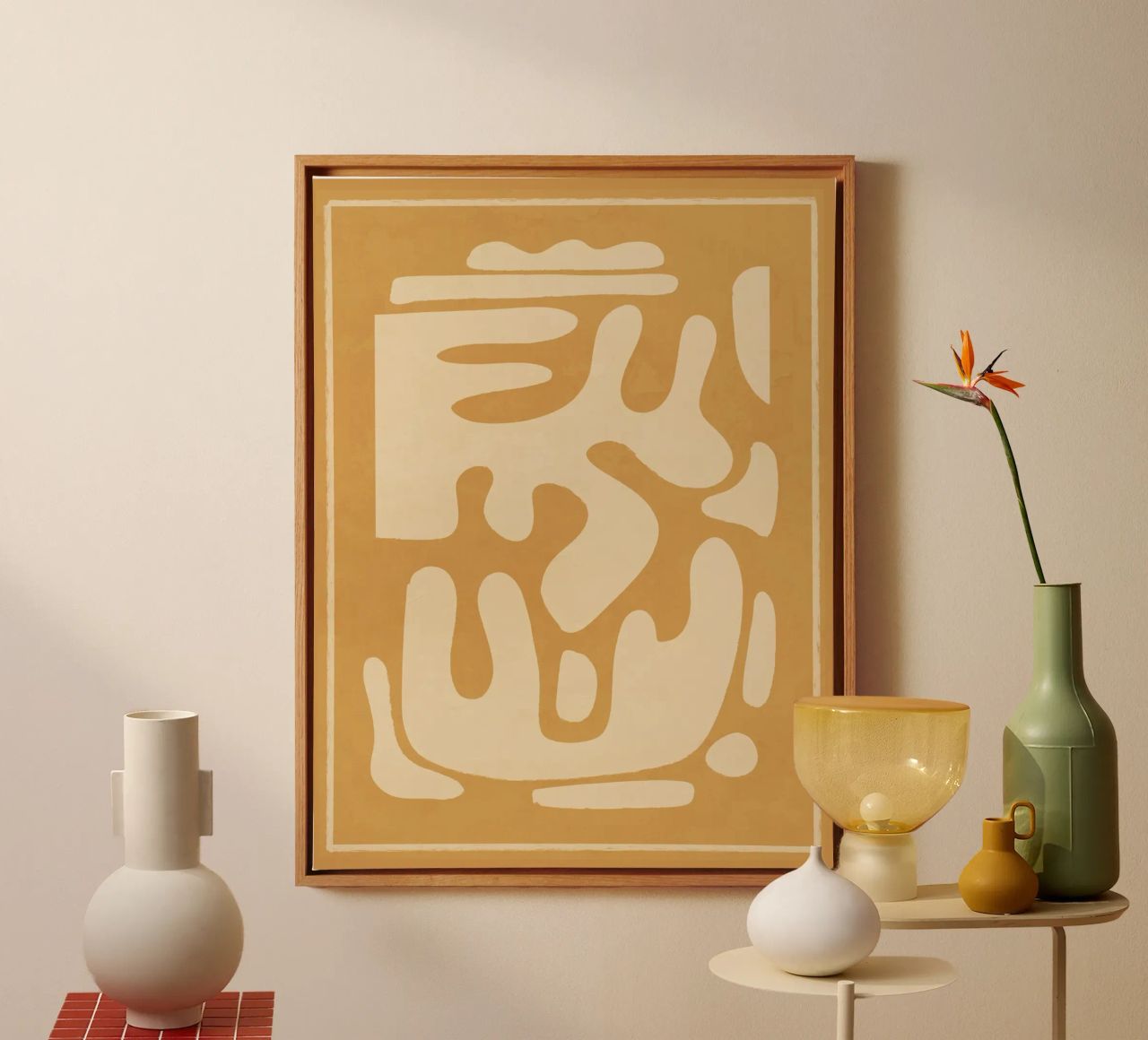 Modern Abstract Minimal Shapes 21 canvas by ThingDesign