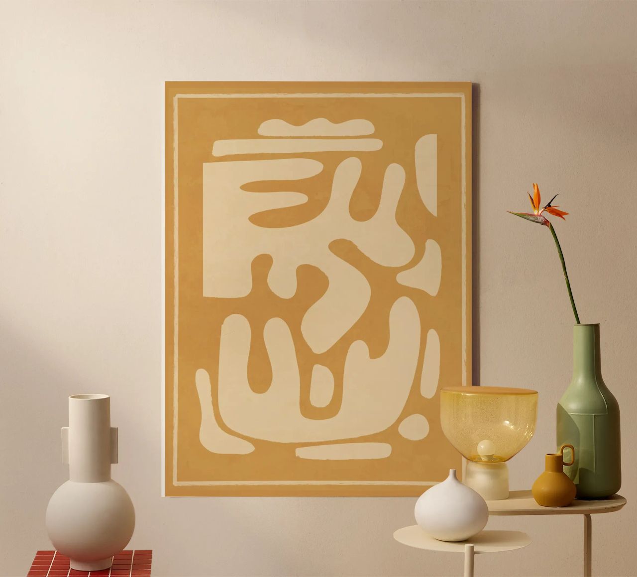 Modern Abstract Minimal Shapes 21 canvas by ThingDesign