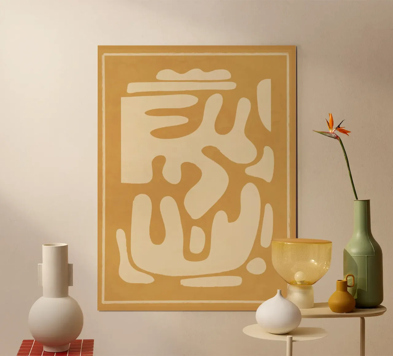 Moderne abstrakte minimale Formen 21 Hahnemühle von ThingDesign