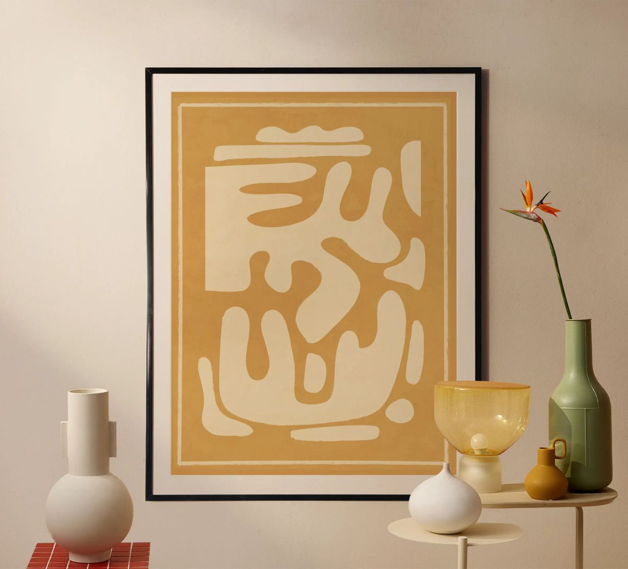 Modern Abstract Minimal Shapes 21 poster by ThingDesign