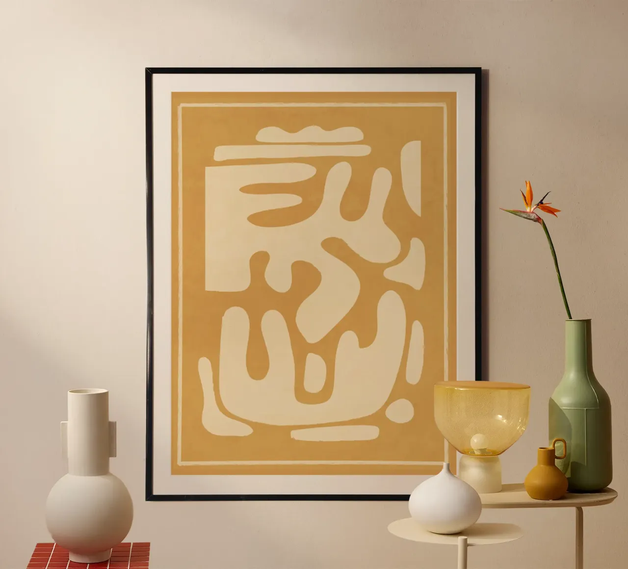 Moderne abstrakte minimale Formen 21 Hahnemühle von ThingDesign