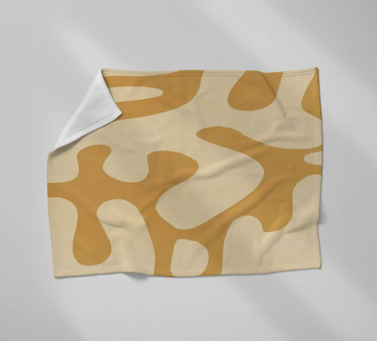 Modern Abstract Minimal Shapes 21 fleece blanket by ThingDesign