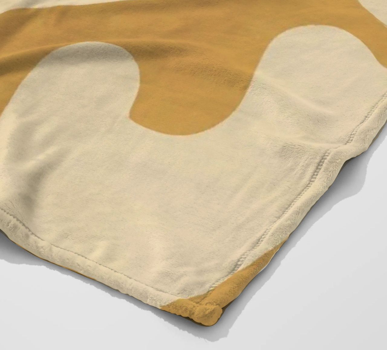Modern Abstract Minimal Shapes 21 fleece blanket by ThingDesign