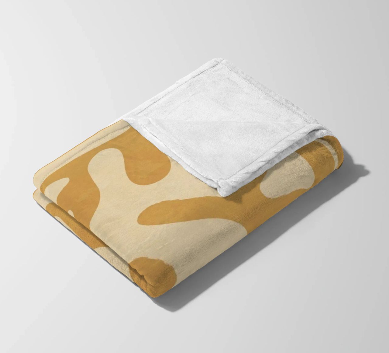 Modern Abstract Minimal Shapes 21 fleece blanket by ThingDesign