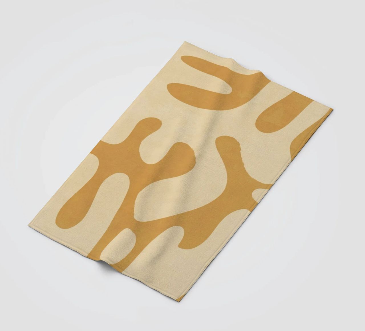 Modern Abstract Minimal Shapes 21 fleece blanket by ThingDesign