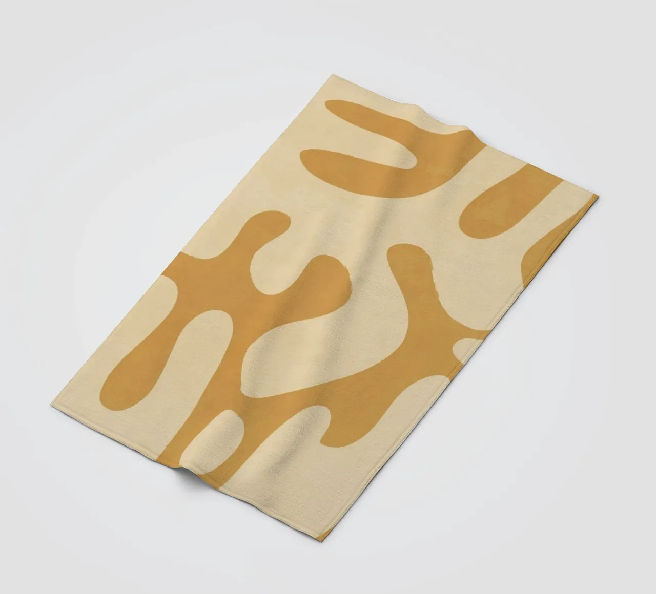 Modern Abstract Minimal Shapes 21 fleece blanket by ThingDesign