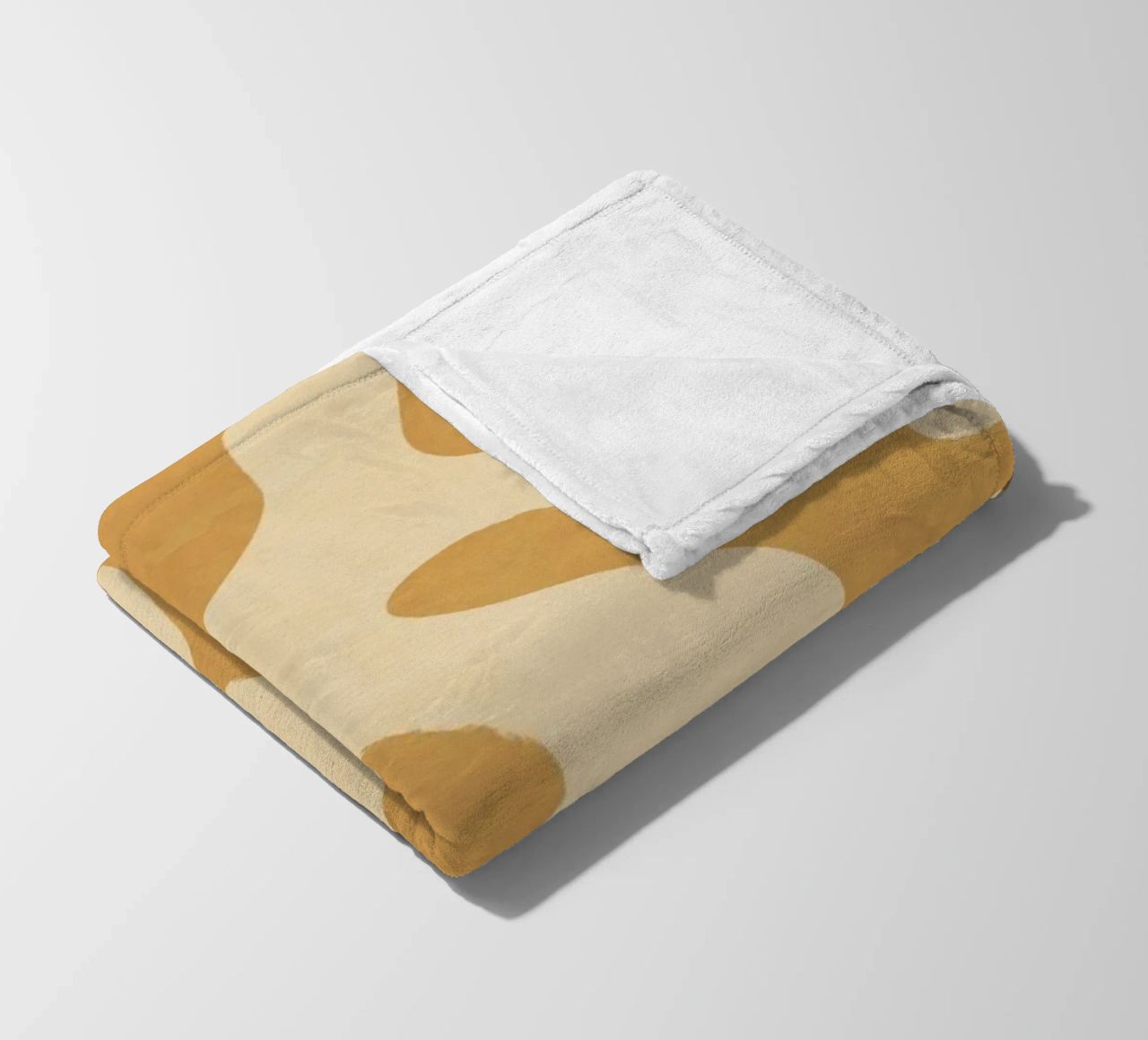 Modern Abstract Minimal Shapes 21 fleece blanket by ThingDesign