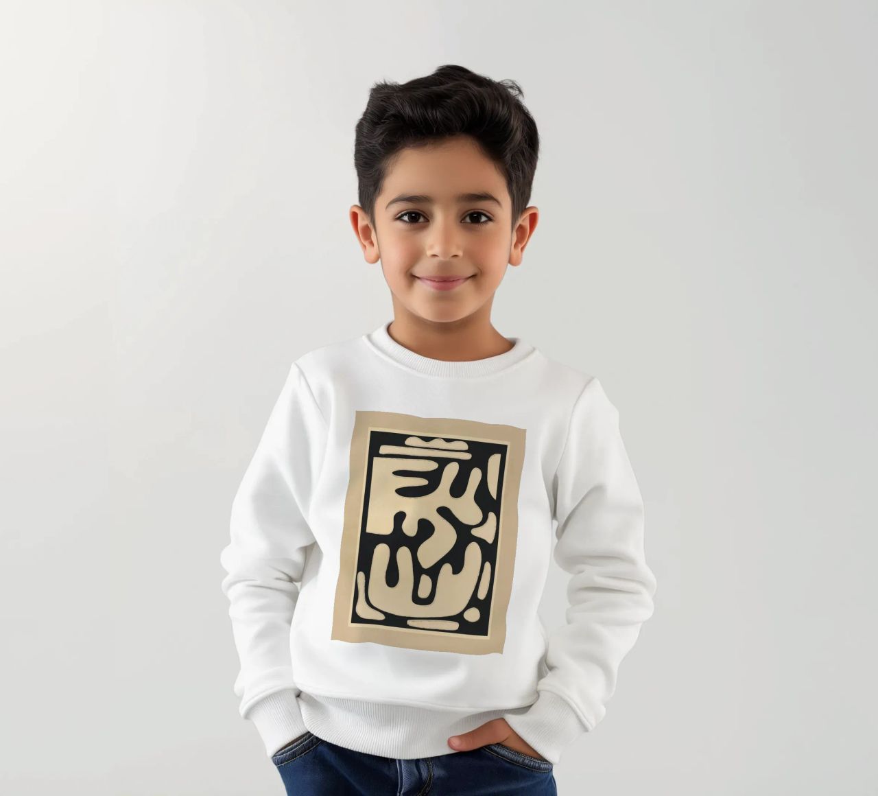 Forme astratte moderne e minimali 22 felpa bambino da ThingDesign
