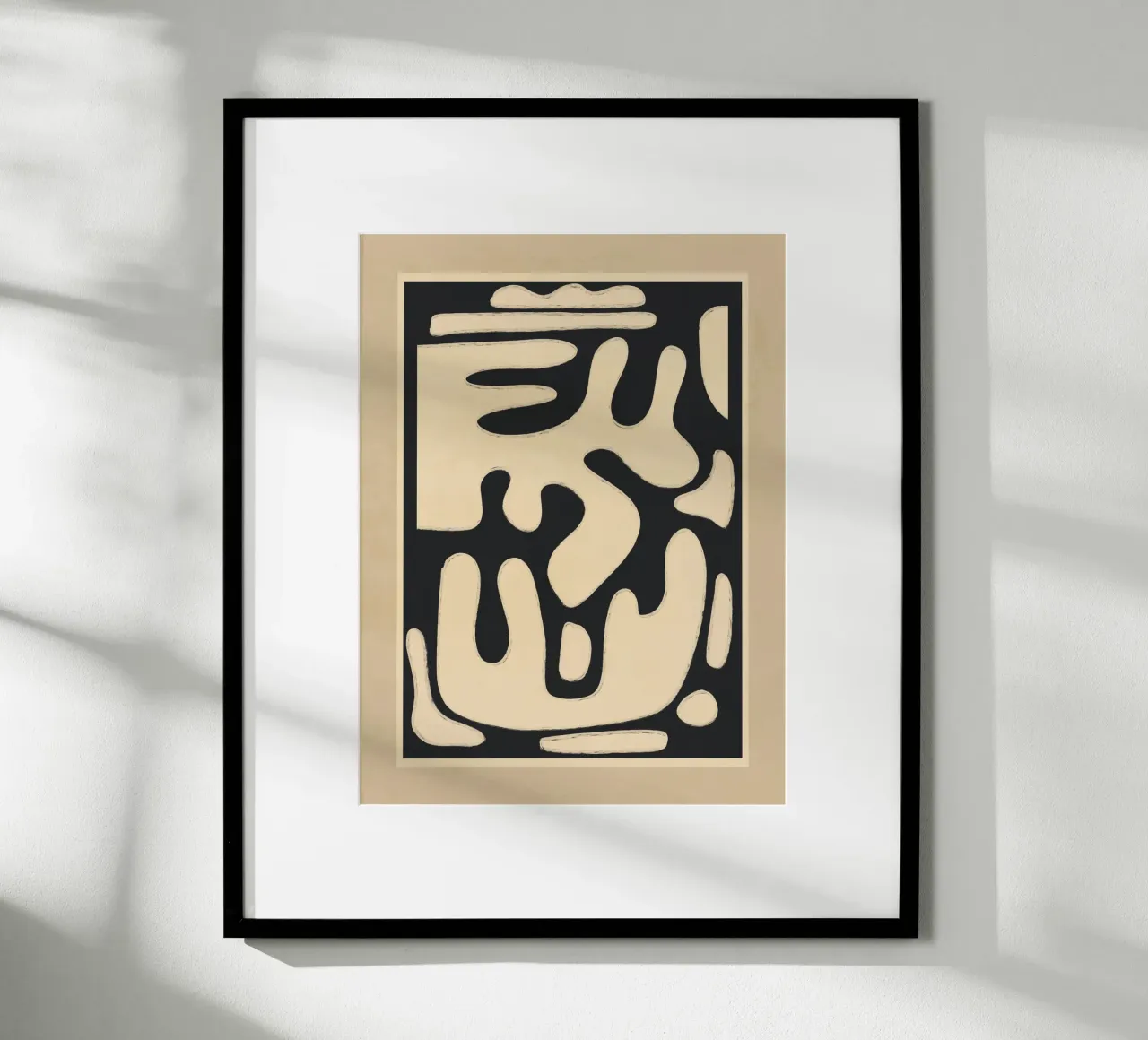 Modern Abstract Minimal Shapes 22 hahnemühle by ThingDesign