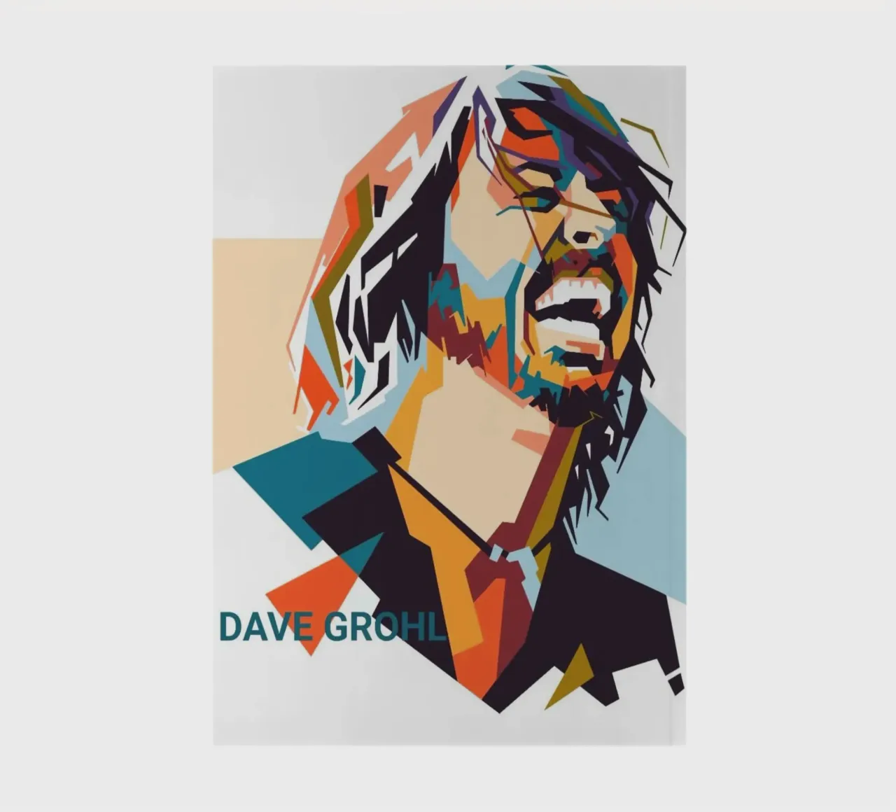 Arte de Dave Grohl cuaderno de Hantamrata