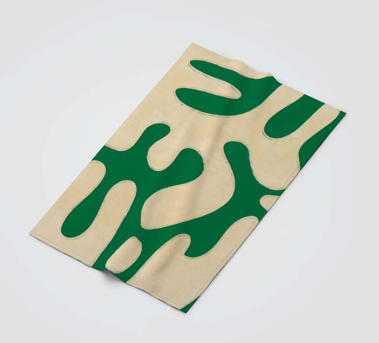 Modern Abstract Minimal Shapes 23 fleece blanket by ThingDesign