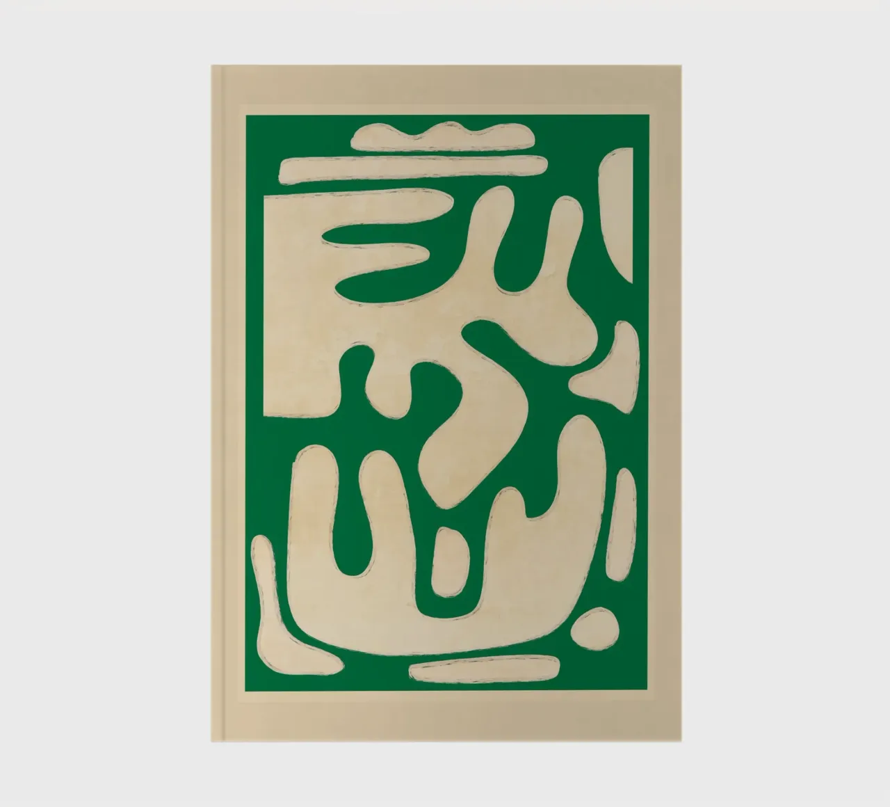 Modern Abstract Minimal Shapes 23 notebook by ThingDesign