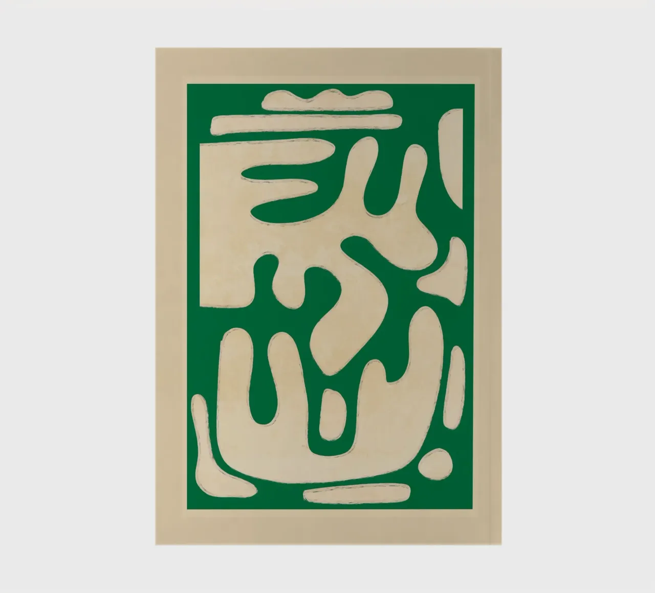 Modern Abstract Minimal Shapes 23 notebook by ThingDesign