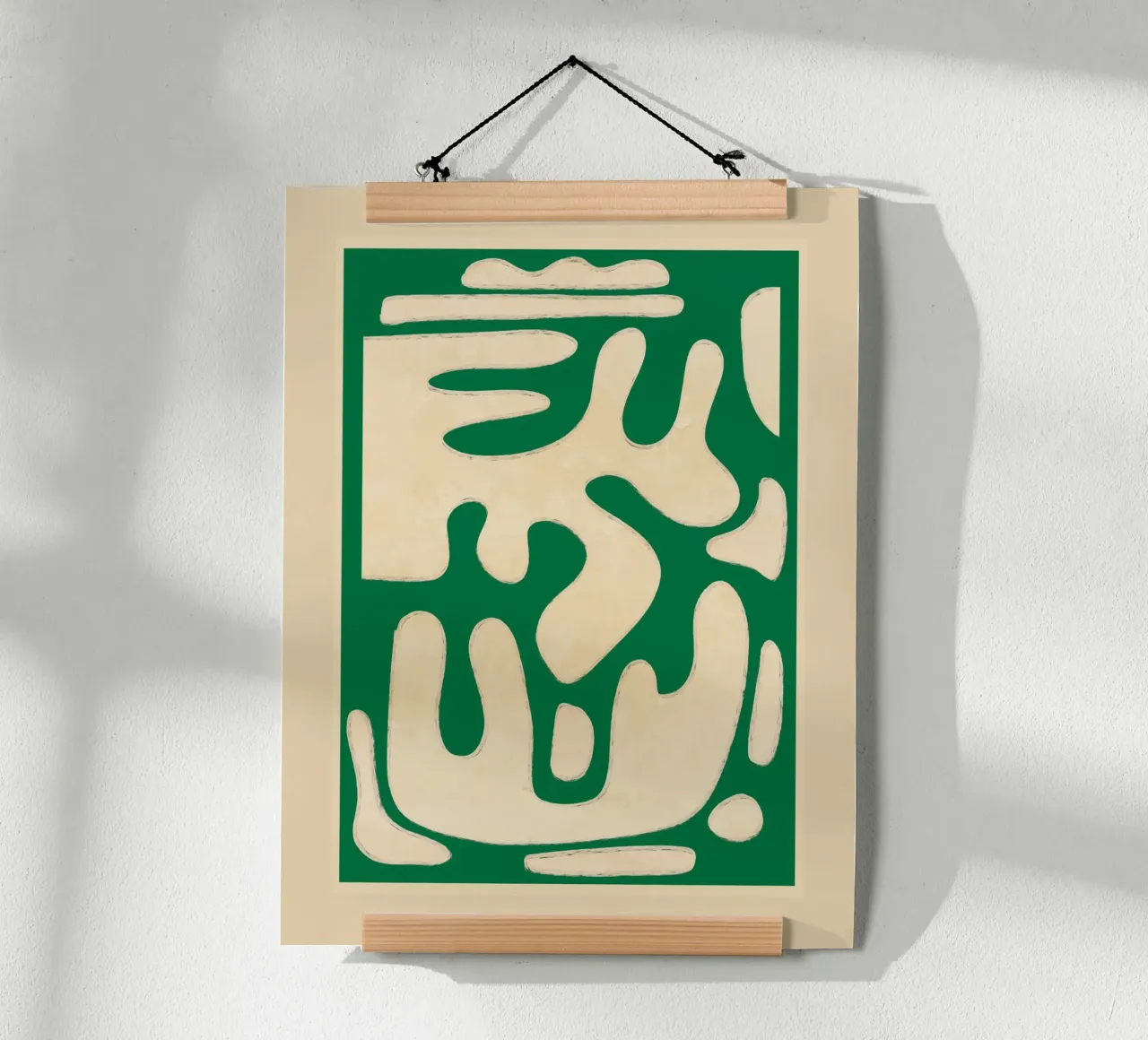 Modern Abstract Minimal Shapes 23 hahnemühle by ThingDesign