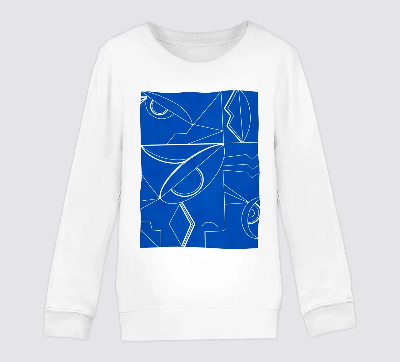 Line art astratta 72 felpa bambino da ThingDesign