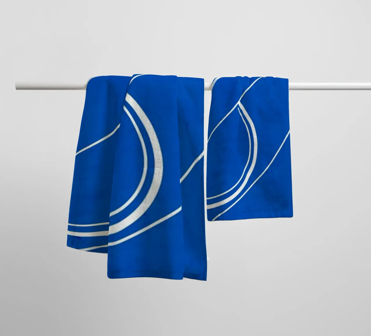 Abstract line art 72 towel by ThingDesign