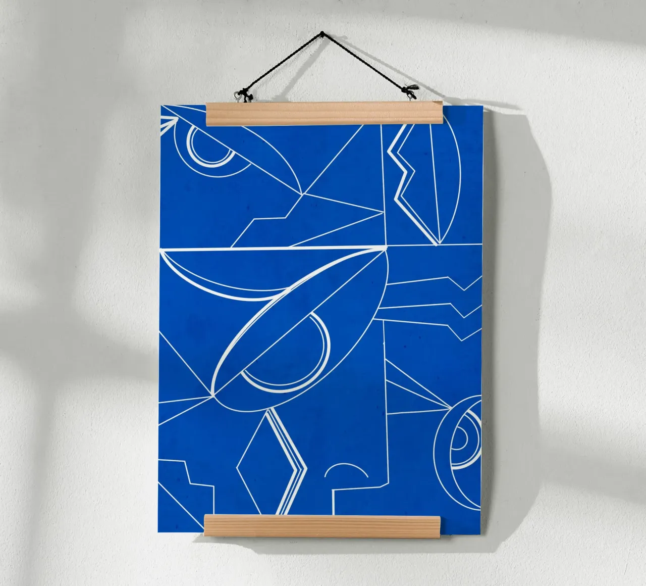 Dessin au trait abstrait 72 poster de ThingDesign